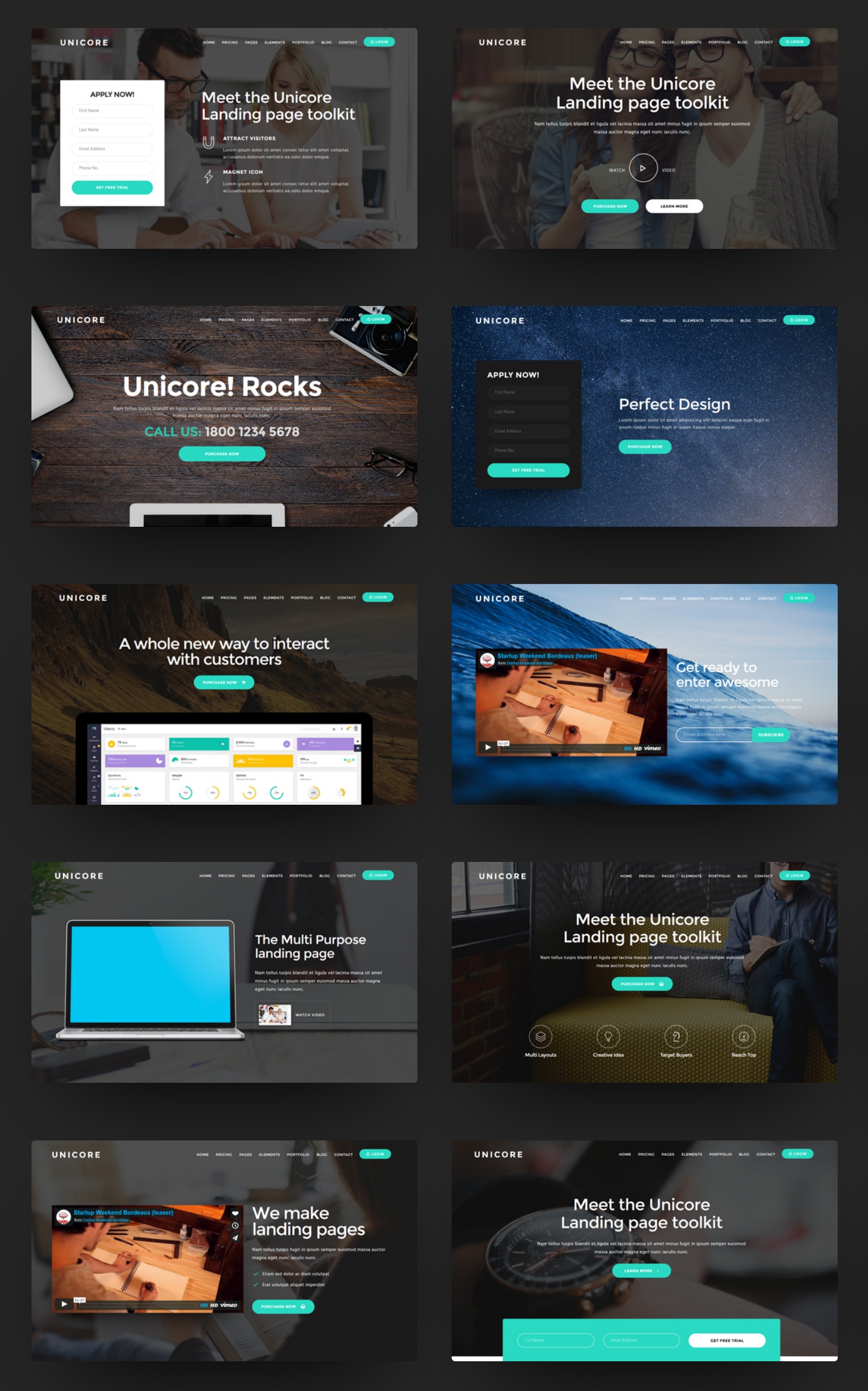 Best Bootstrap Flat Theme Template