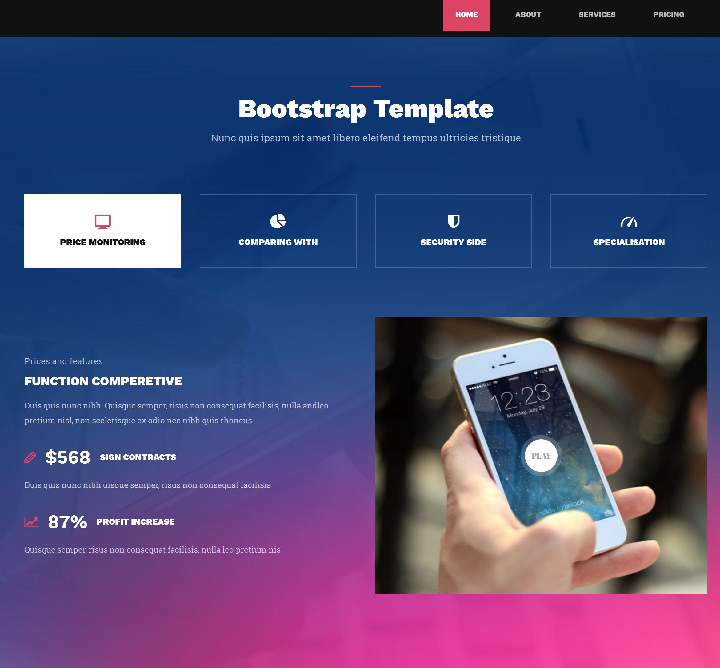 Free Download Bootstrap Restaurant Theme