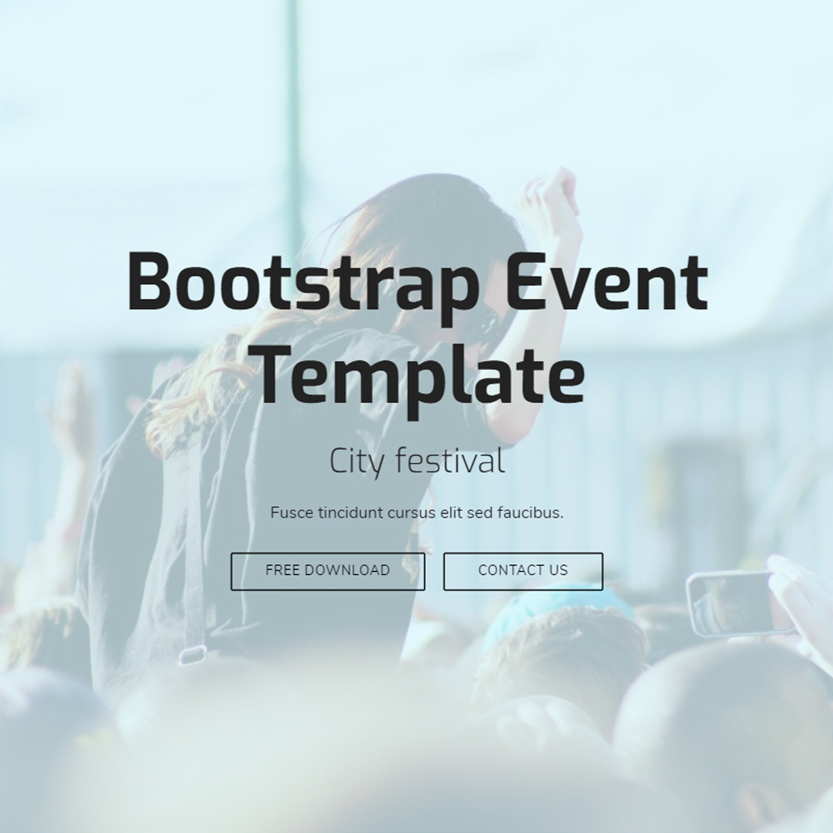 Free Download Bootstrap Event Templates