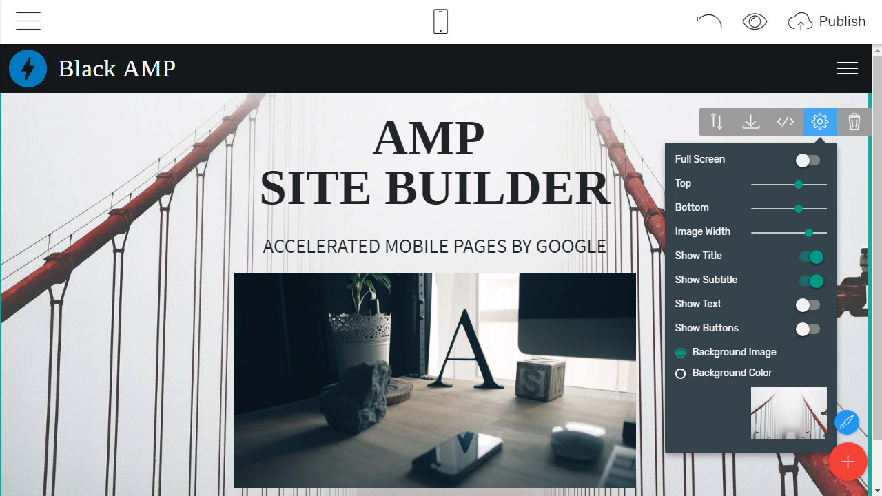 AMP Website Builder